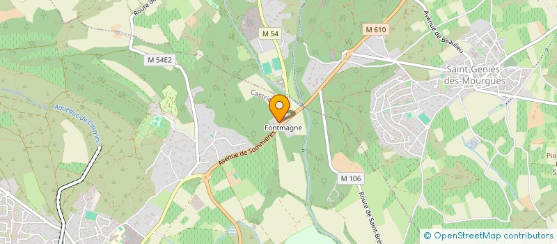 localisation de l'entreprise MONSIEUR THIBAUD CHARBONNIER  CASTRIES