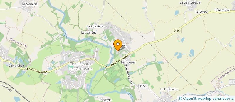 localisation de l'entreprise MONSIEUR THIBAUD CHENE  RIVES DE L'YON