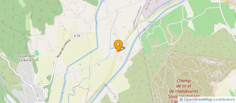 localisation de l'entreprise MONSIEUR THIBAUD CHEVALIER  SAINT-CHAMAS