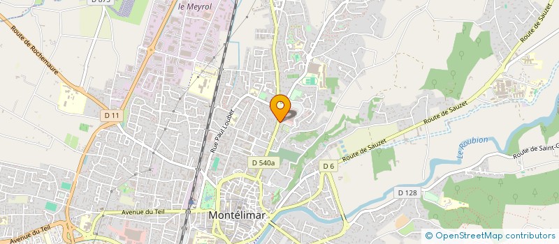 localisation de l'entreprise MONSIEUR THIBAUD CHIOUSSE  MONTELIMAR