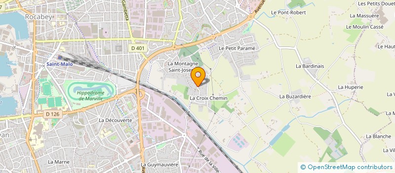 localisation de l'entreprise MONSIEUR THIBAUD CLAUDEVILLE  SAINT-MALO