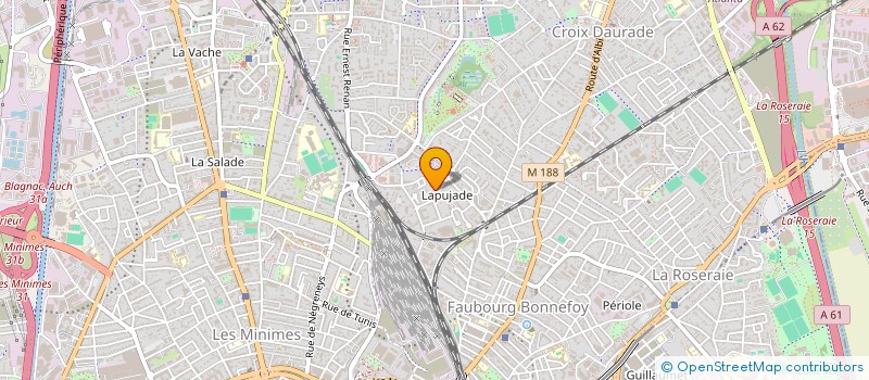 localisation de l'entreprise MONSIEUR THIBAUD COMBE  TOULOUSE