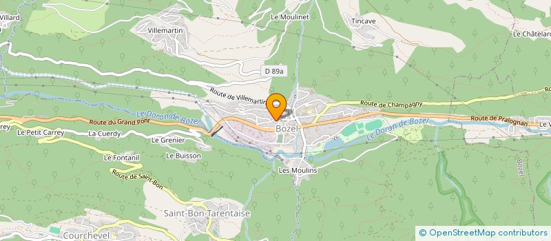 localisation de l'entreprise MONSIEUR THIBAUD COQUARD  BOZEL