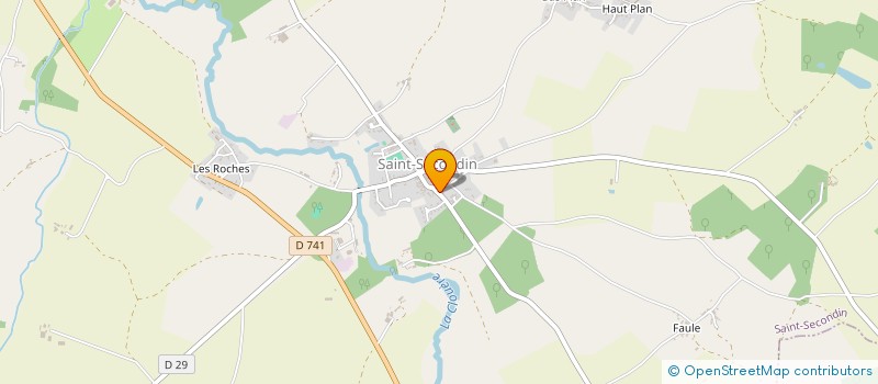 localisation de l'entreprise MONSIEUR THIBAUD COTTINEAU  SAINT-SECONDIN