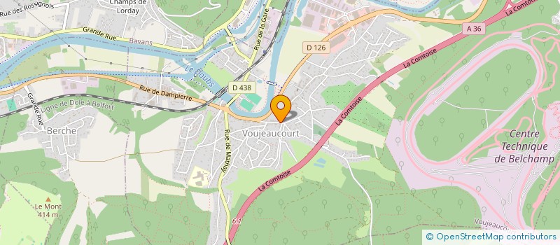 localisation de l'entreprise MONSIEUR THIBAUD COURBET  SAIN-BEL