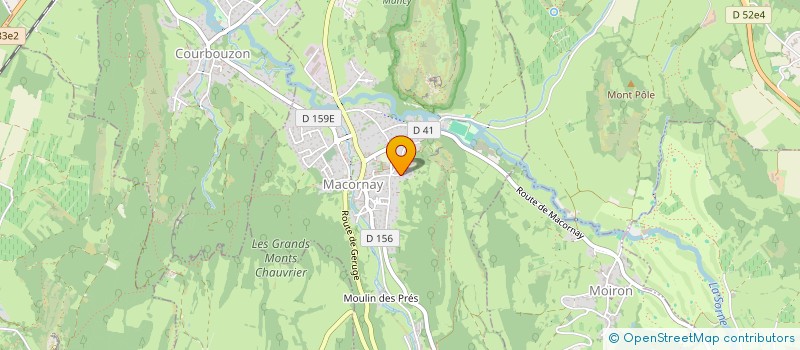 localisation de l'entreprise MONSIEUR THIBAUD COUTELIER  MACORNAY