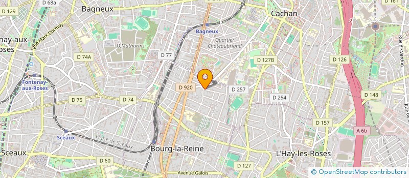 localisation de l'entreprise MONSIEUR THIBAUD DAMY à BOURG-LA-REINE