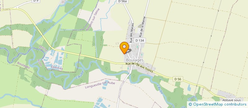 localisation de l'entreprise MONSIEUR THIBAUD DARDAINE  BOULAGES