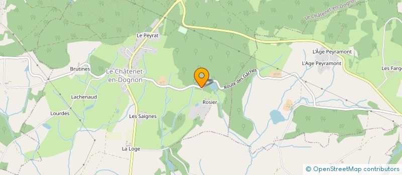 localisation de l'entreprise MONSIEUR THIBAUD DE GENTIL DE ROSIER à LE CHATENET-EN-DOGNON