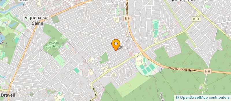 localisation de l'entreprise MONSIEUR THIBAUD DEFRACE  VIGNEUX-SUR-SEINE