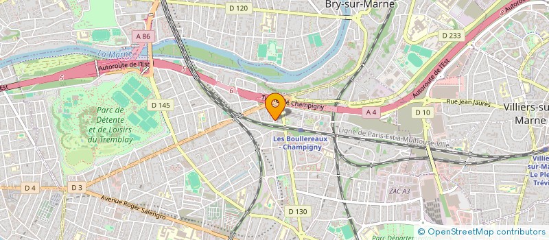 localisation de l'entreprise MONSIEUR THIBAUD DENIZART à CHAMPIGNY-SUR-MARNE
