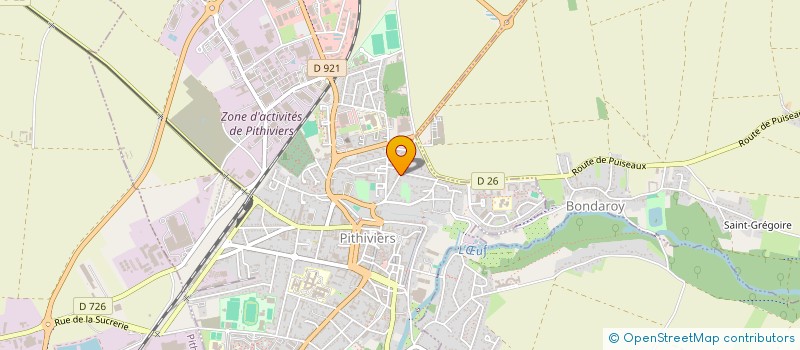 localisation de l'entreprise MONSIEUR THIBAUD DESSERPRIT à PITHIVIERS