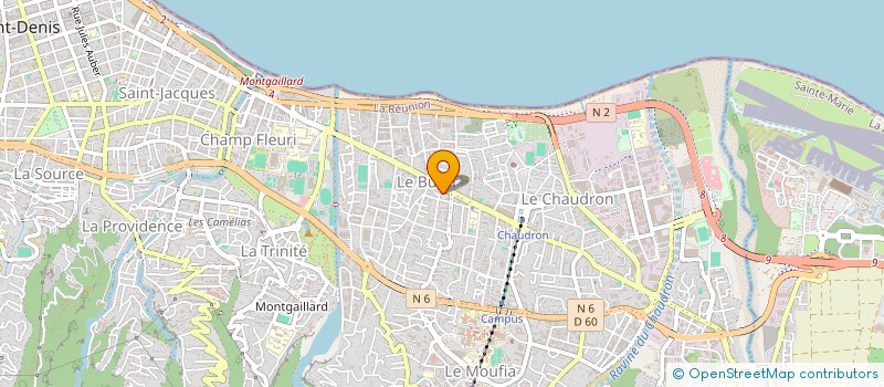 localisation de l'entreprise MONSIEUR THIBAUD DEVOUGE à SAINT-DENIS