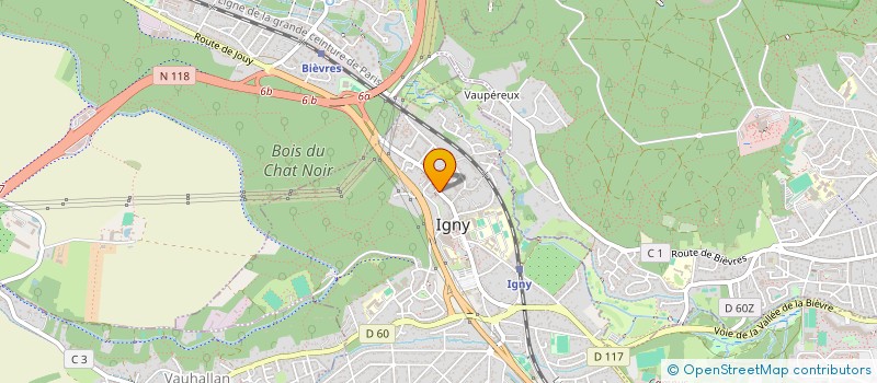 localisation de l'entreprise MONSIEUR THIBAUD DODON à IGNY