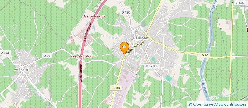 localisation de l'entreprise MONSIEUR THIBAUD DOUTRE  ADISSAN