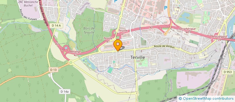 localisation de l'entreprise MONSIEUR THIBAUD DUC  TERVILLE