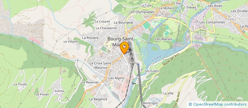 localisation de l'entreprise MONSIEUR THIBAUD DUCHOSAL à BOURG-SAINT-MAURICE