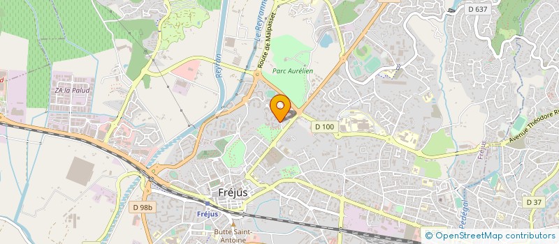 localisation de l'entreprise MONSIEUR THIBAUD DUNY à FREJUS
