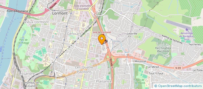 localisation de l'entreprise MONSIEUR THIBAUD DURIEZ à LORMONT