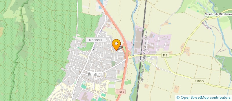 localisation de l'entreprise MONSIEUR THIBAUD EHLINGER  ROUFFACH
