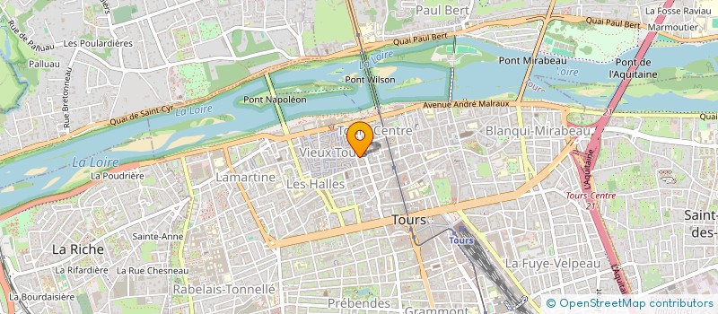 localisation de l'entreprise MONSIEUR THIBAUD ETCHEBARNE  TOURS