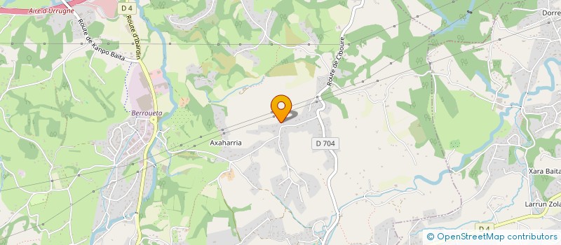 localisation de l'entreprise MONSIEUR THIBAUD ETCHEPAREBORDE à URRUGNE