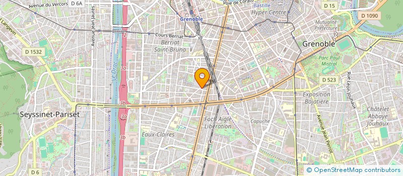 localisation de l'entreprise MONSIEUR THIBAUD FRECHET  GRENOBLE