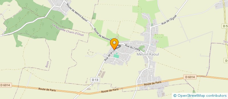 localisation de l'entreprise MONSIEUR THIBAUD FRERE  MESNIL-RAOUL