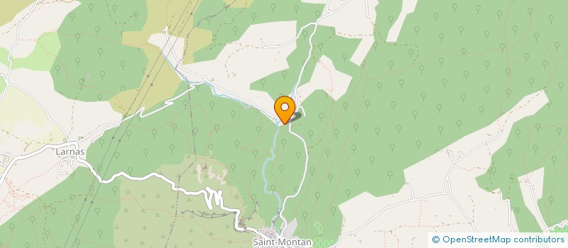 localisation de l'entreprise MONSIEUR THIBAUD FROGER  SAINT-MONTAN