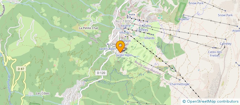 localisation de l'entreprise MONSIEUR THIBAUD GARNIER  BOURG-SAINT-MAURICE