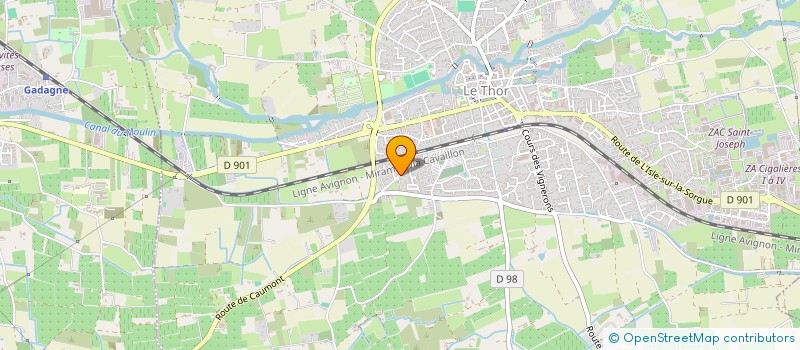 localisation de l'entreprise MONSIEUR THIBAUD GENNARELLI  LE THOR