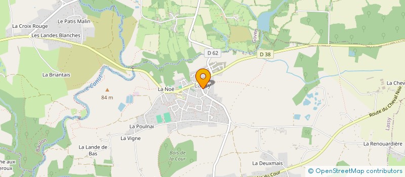 localisation de l'entreprise MONSIEUR THIBAUD GOURRONC  LASSY