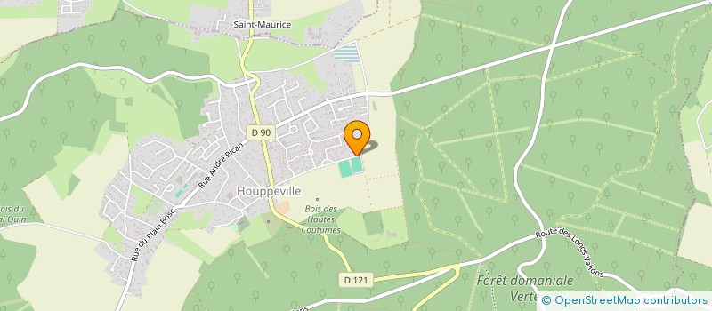 localisation de l'entreprise MONSIEUR THIBAUD GRANDSIRE  HOUPPEVILLE