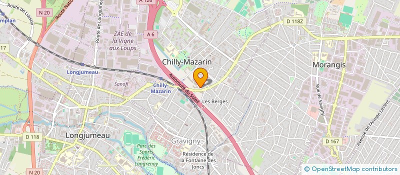 localisation de l'entreprise MONSIEUR THIBAUD GUEGAN à CHILLY MAZARIN