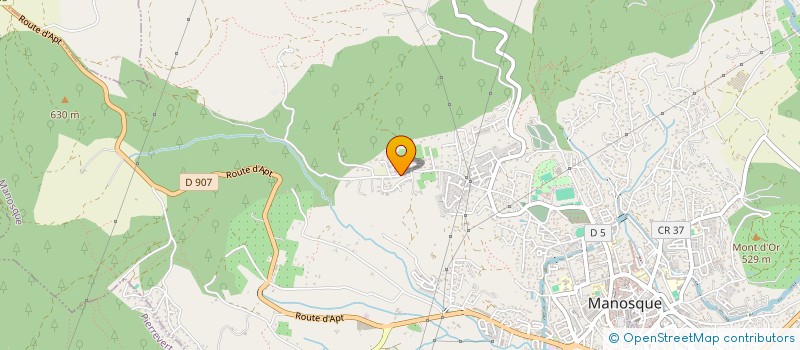 localisation de l'entreprise MONSIEUR THIBAUD GUERINEAU  MANOSQUE