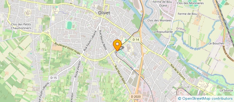 localisation de l'entreprise MONSIEUR THIBAUD HARNOIS à OLIVET