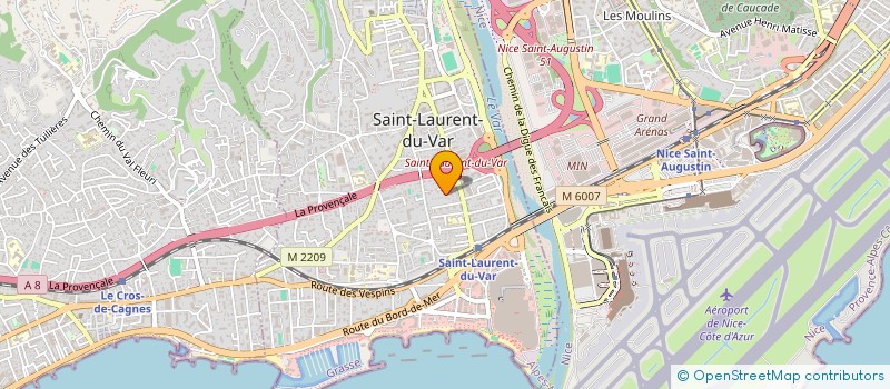 localisation de l'entreprise MONSIEUR THIBAUD HONDERMARCK à SAINT-LAURENT-DU-VAR