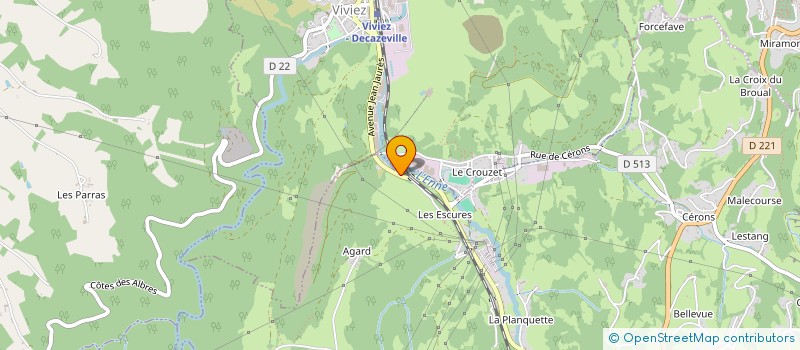 localisation de l'entreprise MONSIEUR THIBAUD HUSER  AUBIN