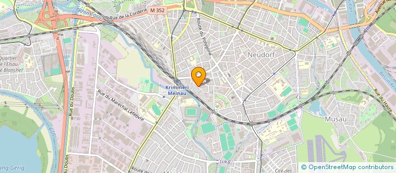 localisation de l'entreprise MONSIEUR THIBAUD JAILLET  STRASBOURG