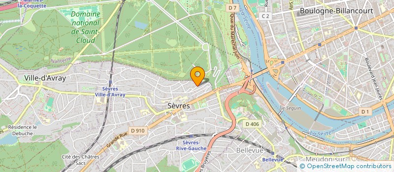localisation de l'entreprise MONSIEUR THIBAUD JOLIMAY à SEVRES