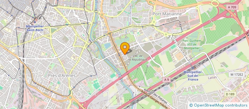 localisation de l'entreprise MONSIEUR THIBAUD JOUFFLINEAU à MONTPELLIER