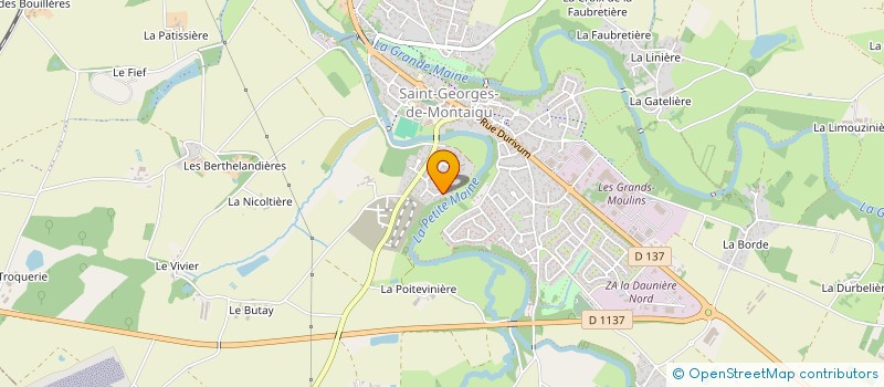 localisation de l'entreprise MONSIEUR THIBAUD JOUFFRIT à MONTAIGU-VENDEE