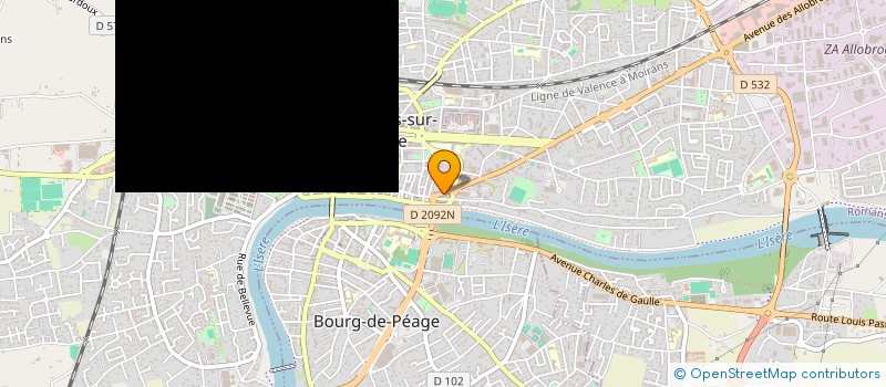 localisation de l'entreprise MONSIEUR THIBAUD KEMPF  ROMANS-SUR-ISERE