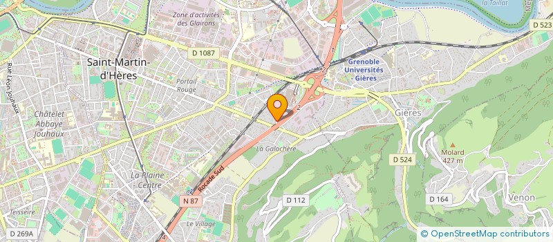 localisation de l'entreprise MONSIEUR THIBAUD LABIDOIRE  SAINT-MARTIN-D'HERES