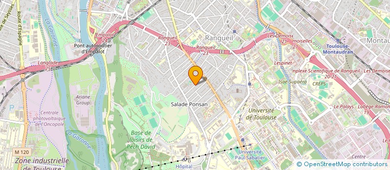 localisation de l'entreprise MONSIEUR THIBAUD LAPORTE  TOULOUSE