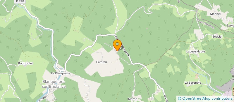 localisation de l'entreprise MONSIEUR THIBAUD LE GAL  BLANQUEFORT-SUR-BRIOLANCE