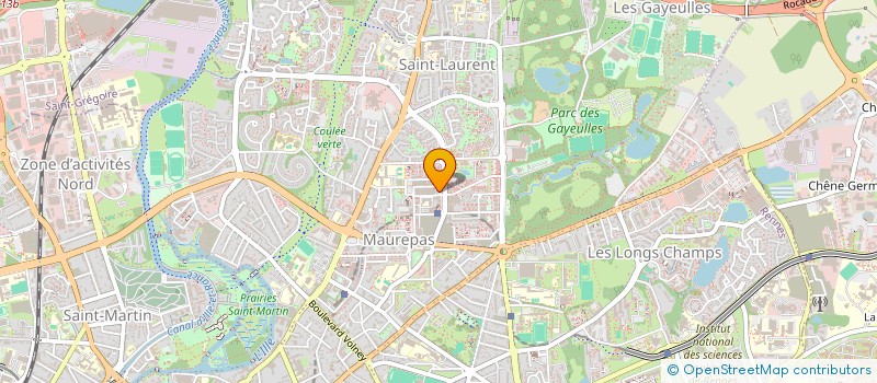 localisation de l'entreprise MONSIEUR THIBAUD LE GAL  RENNES