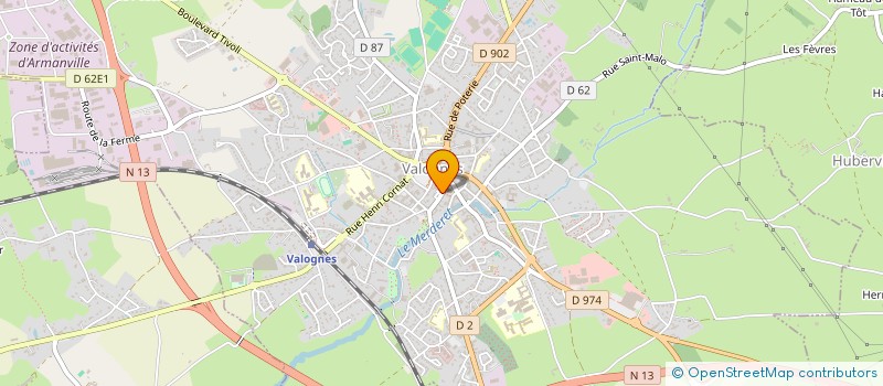 localisation de l'entreprise MONSIEUR THIBAUD LE PICARD  VALOGNES