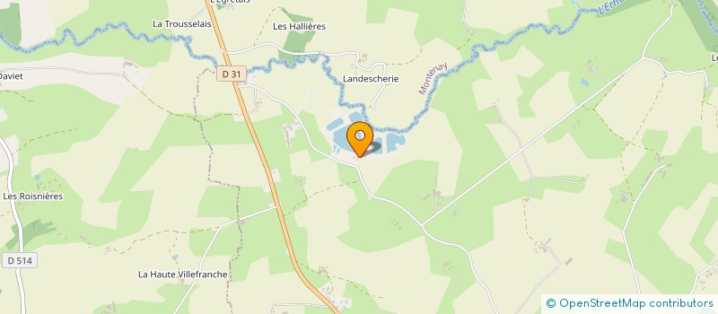 localisation de l'entreprise MONSIEUR THIBAUD LEBLANC  CHAILLAND