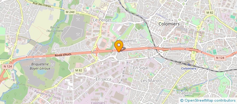 localisation de l'entreprise MONSIEUR THIBAUD LEFEBVRE à COLOMIERS